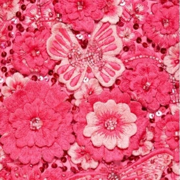 NWOT Alice + Olivia Lindsey Embellished Mini Dress Size 8 - Picture 13 of 15